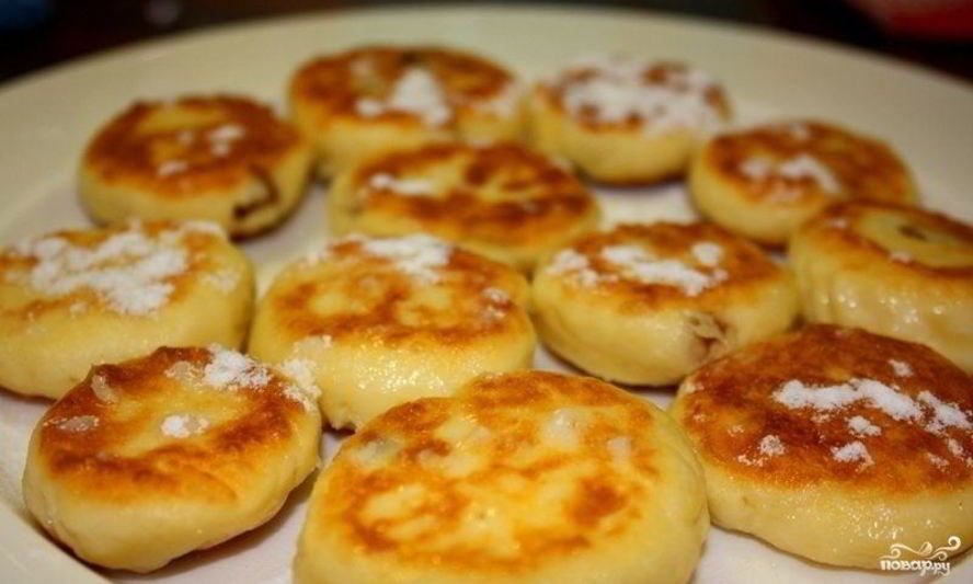 Рецепт сырников без яиц