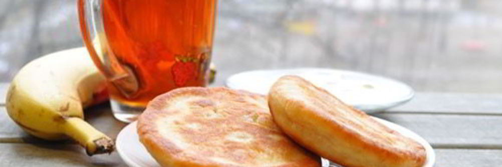 Сырники из творога с бананом