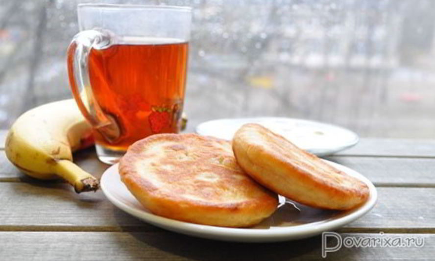 Рецепт сырников из творога с бананом