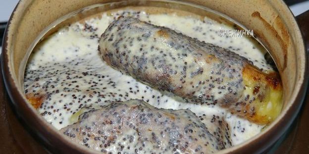 сырники с изюмом и маковым соусом по-белорусски