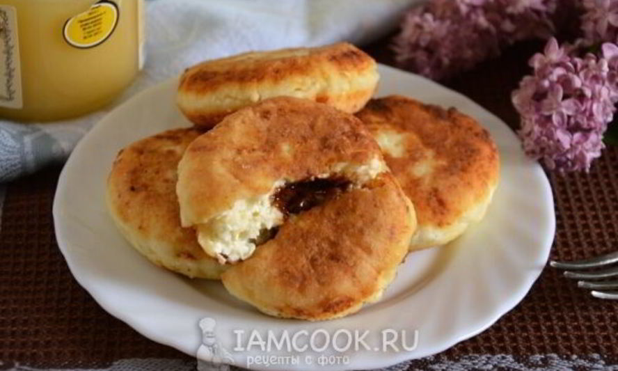 Рецепт сырников с шоколадной начинкой