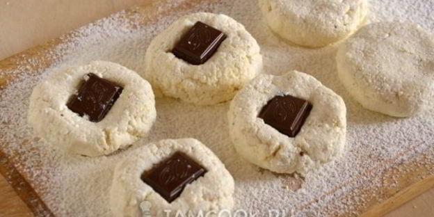 сырники с шоколадной начинкой