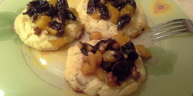 сырники с тыквенным соусом