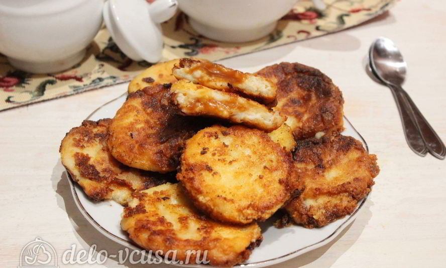 Рецепт сырников с вареной сгущенкой