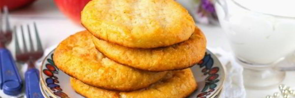 Сырники с яблоками в духовке