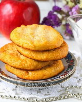 Сырники с яблоками в духовке