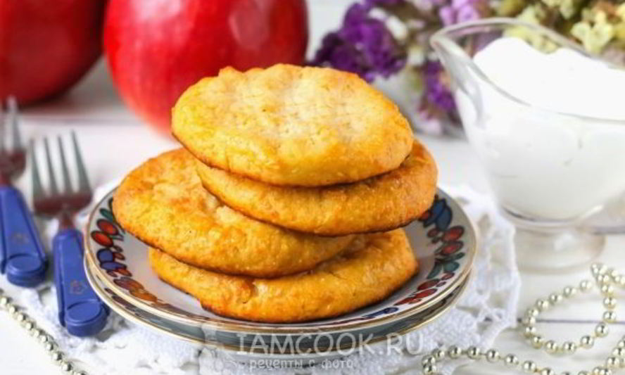 Рецепт сырников с яблоками в духовке