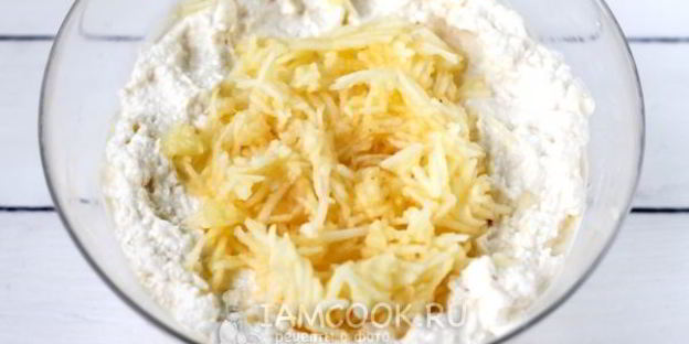 сырники с яблоками в духовке