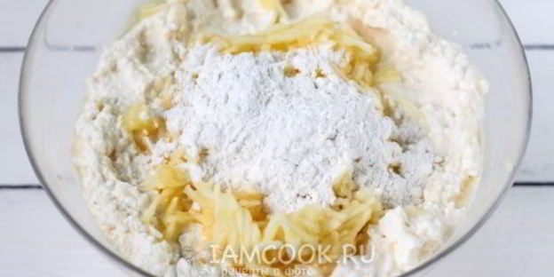 сырники с яблоками в духовке