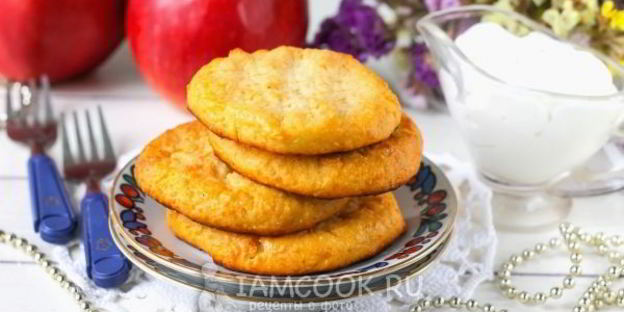 сырники с яблоками в духовке