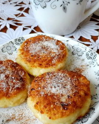 Сырники с яблоками