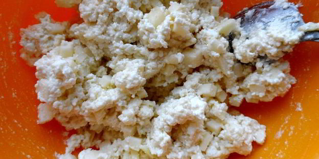 сырники с яблоками