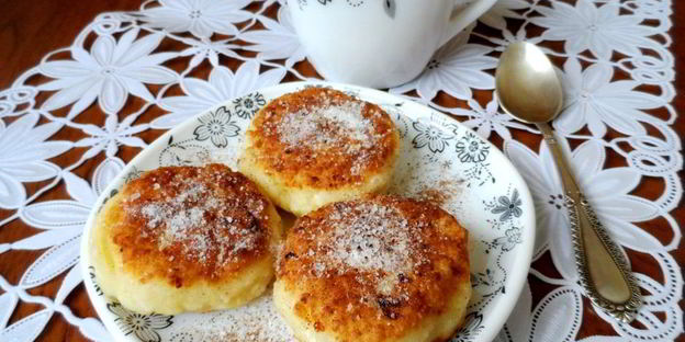 сырники с яблоками