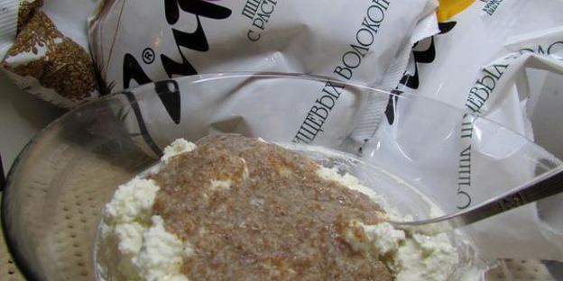 творожник с отрубями