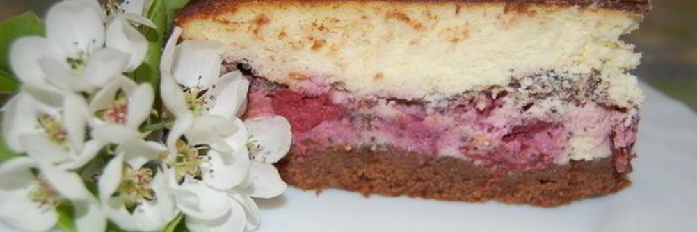 Вишнево-шоколадный сырник