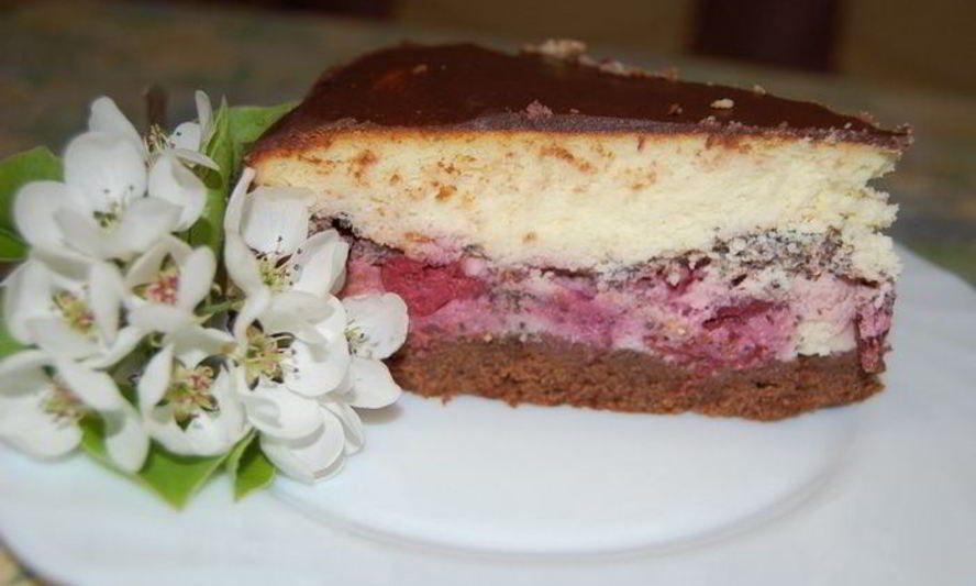 Рецепт вишнева-шоколадного сырник