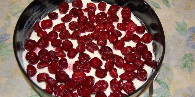 вишнево-шоколадный сырник