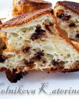 Запеченные сырники с шоколадными каплями