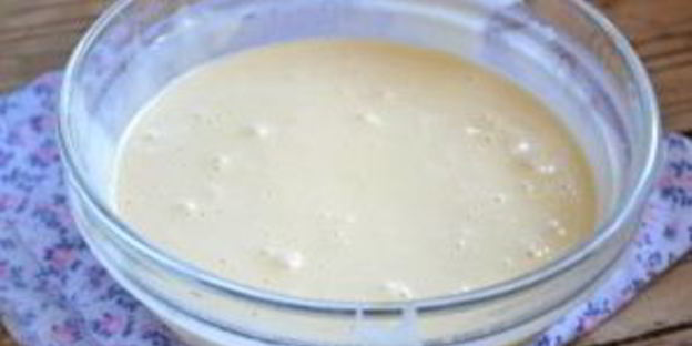 бисквитное тесто с молоком