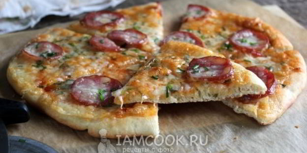 дрожжевое тесто для пиццы на молоке