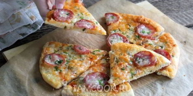 дрожжевое тесто для пиццы на молоке