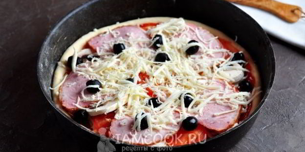 дрожжевое тесто для пиццы