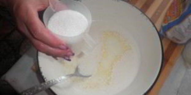 дрожжевое тесто на пышки