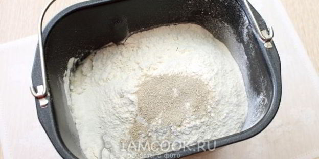 дрожжевое тесто в хлебопечке для пирогов