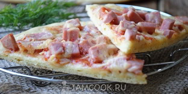 мягкое тесто для пиццы без дрожжей