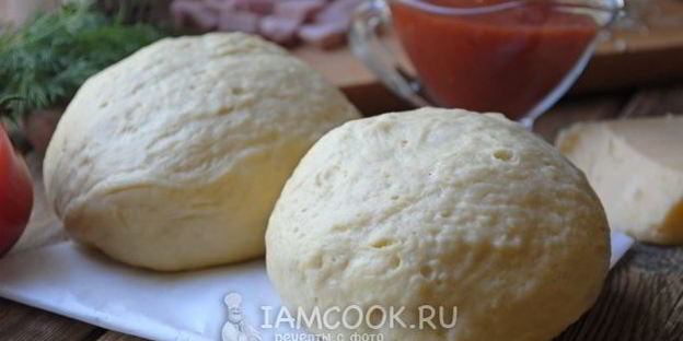 мягкое тесто для пиццы без дрожжей