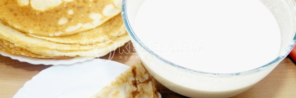 Тесто для блинов на молоке