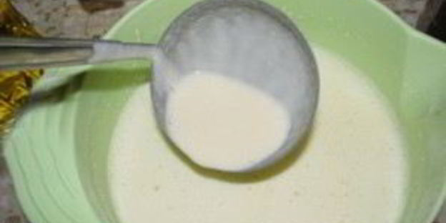 тесто для блинов с мясом