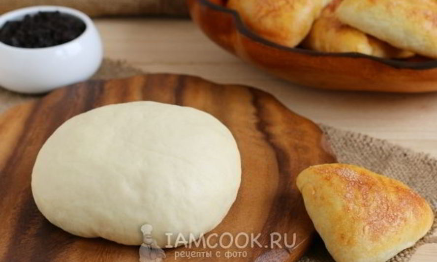 Рецепт теста для пирожков на кефире без яиц