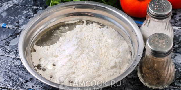 тесто для пиццы без дрожжей на воде