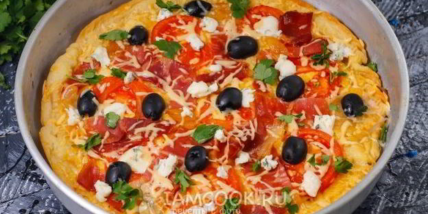 тесто для пиццы без дрожжей на воде