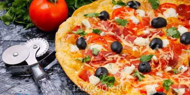 тесто для пиццы без дрожжей на воде