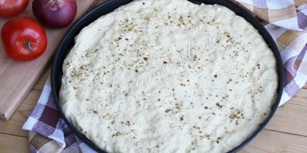 тесто для пиццы на кефире