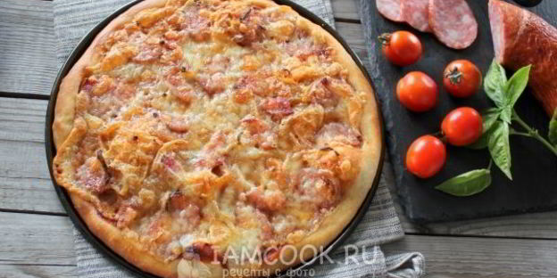 тесто для пиццы на пиве