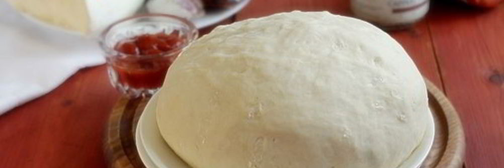 Тесто для пиццы на живых дрожжах