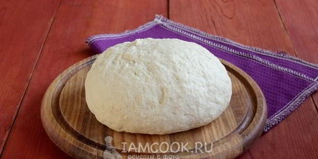 тесто для пиццы на живых дрожжах