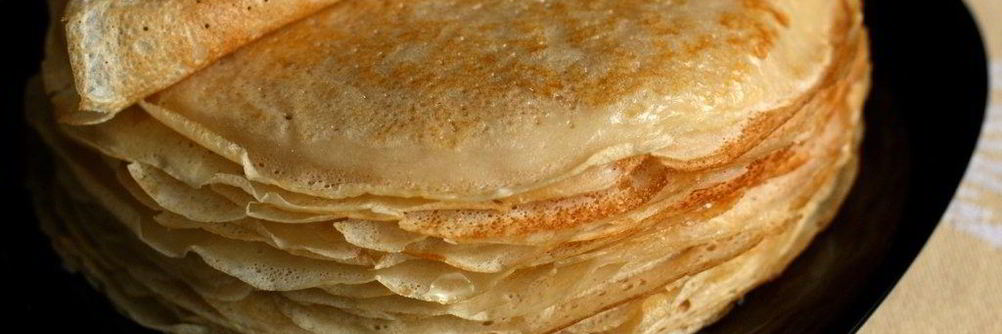 Тесто для тонких блинов