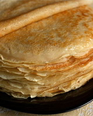 Тесто для тонких блинов