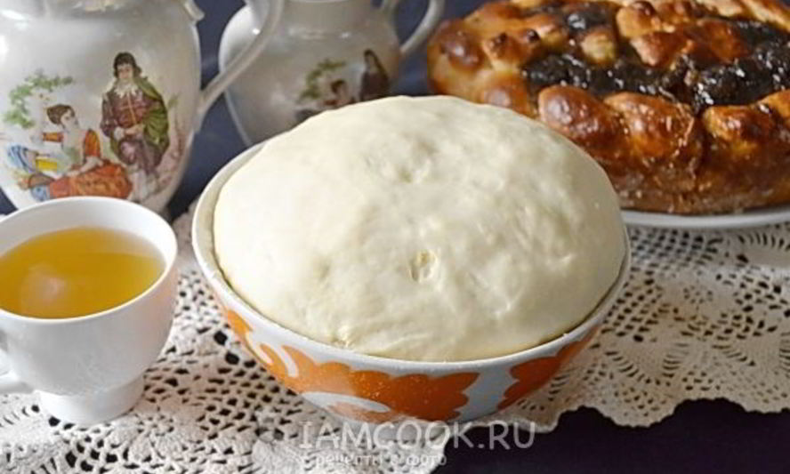 Рецепт теста на кефире для пирога