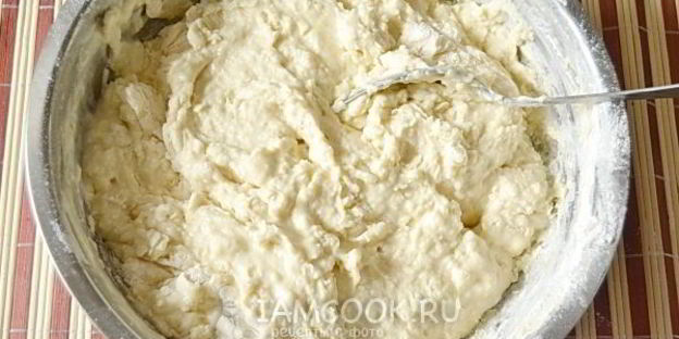 тесто на кефире для пирога