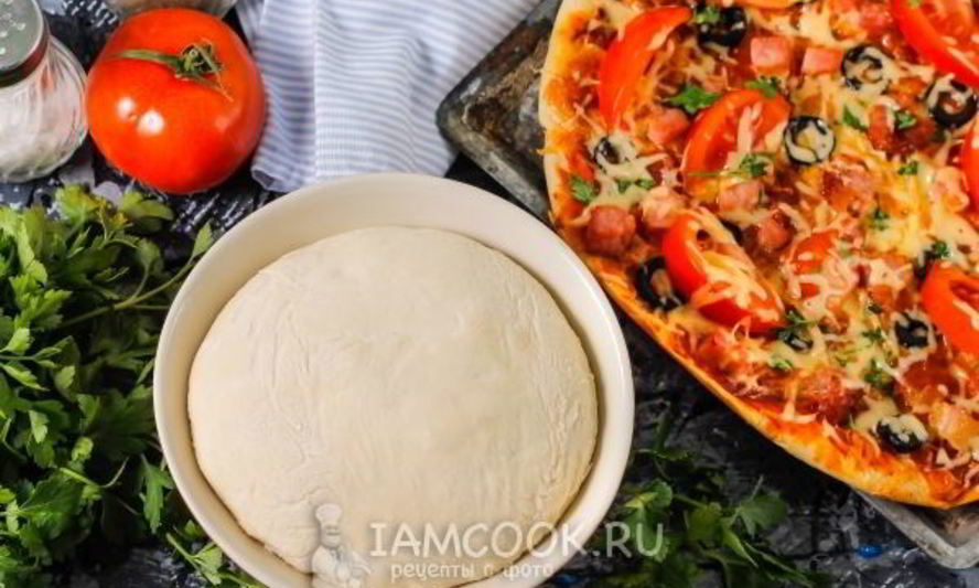 Рецепт теста на пиццу