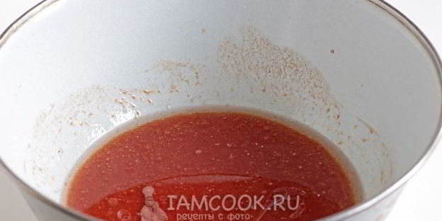 тесто на томатном соке