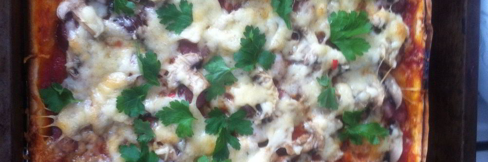 Тонкое дрожжевое тесто для пиццы