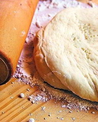 Творожное тесто для пиццы