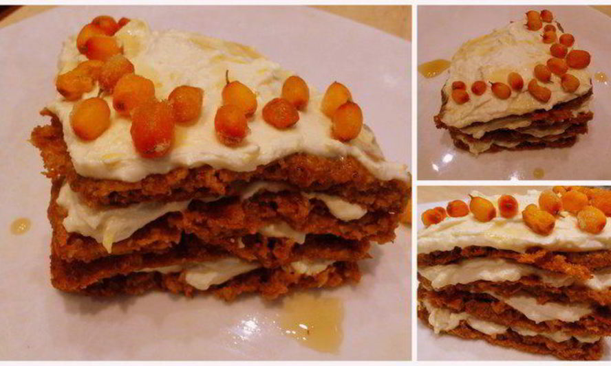 Рецепт диетического торта медовик