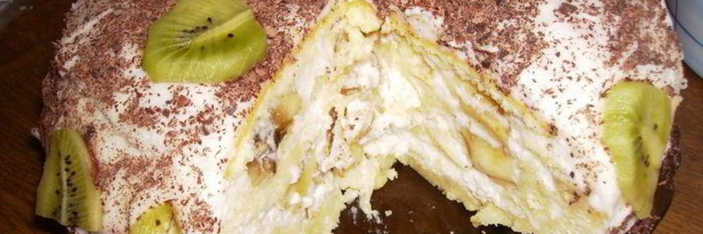 Фруктовый бисквит